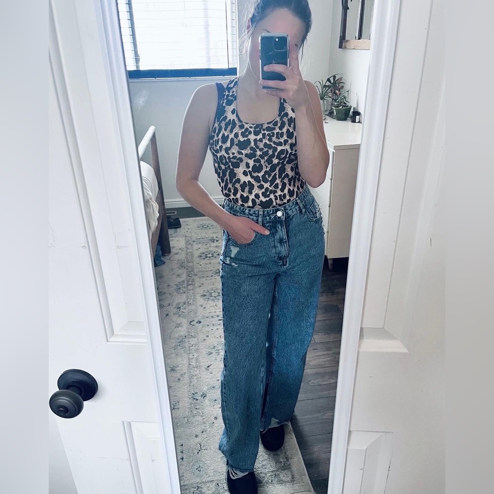 Leopard Print Bodysuit